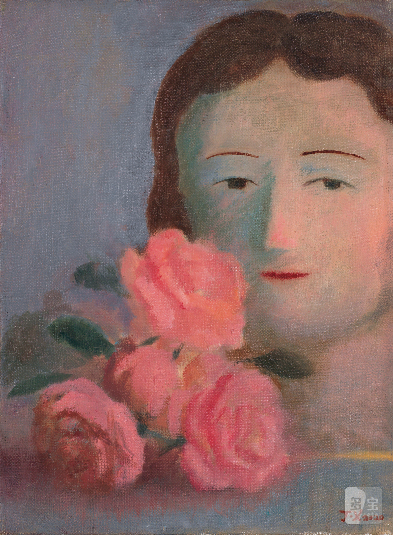 季鑫 JI XIN (b.1988) 沉思的玫瑰 Contemplative Rose - 图2
